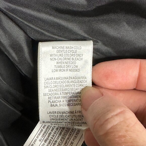 Pink Platinum Puffer Vest Girls Size‎ Small Black White Faux Sherpa Trim Casual - Picture 9 of 11